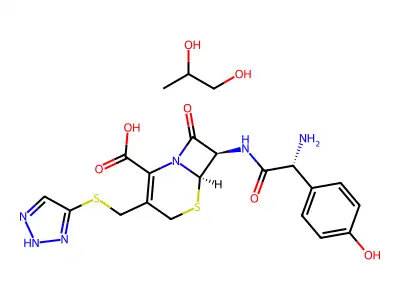 Cefatrizine (stereochemistry undefined) structure