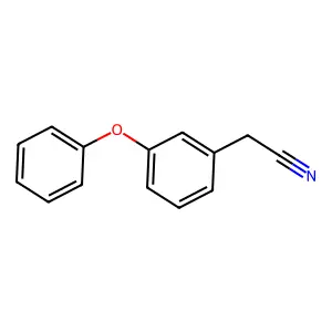 2-(3-phenoxyphenyl)acetonitrile structure