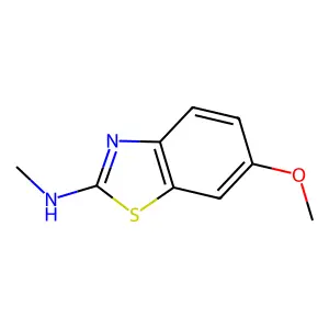 6-methoxy-N-methyl-1,3-benzothiazol-2-amine structure