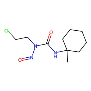 1-(2-chloroethyl)-3-(1-methylcyclohexyl)-1-nitrosourea structure