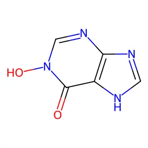 Compound C5H4N4O2 structure