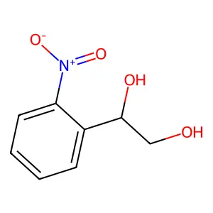 1-(2-Nitrophenyl)-1,2-ethanediol structure
