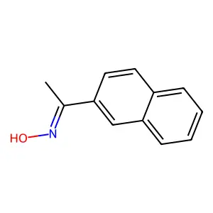 1-(2-naphthalenyl)ethanone oxime structure