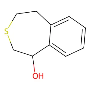 1,2,4,5-tetrahydro-3-benzothiepin-5-ol structure