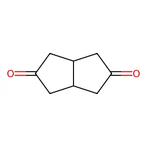 1,3,3a,4,6,6a-hexahydropentalene-2,5-dione structure