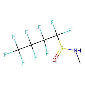1,1,2,2,3,3,4,4,4-Nonafluoro-N-methyl-1-butanesulfinamide structure