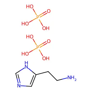 Histamine phosphate structure