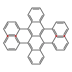Rubrene structure
