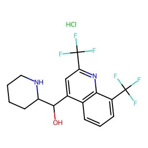 Mefloquine hydrochloride structure