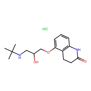 carteolol hydrochloride structure