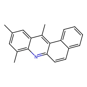 BENZ(a)ACRIDINE, 8,10,12-TRIMETHYL- structure