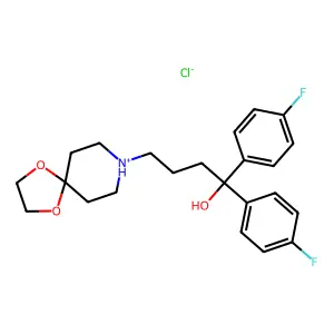 Compound C23H28ClF2NO3 structure