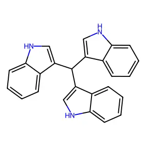 1,1,1-tris(3-indolyl)methane structure