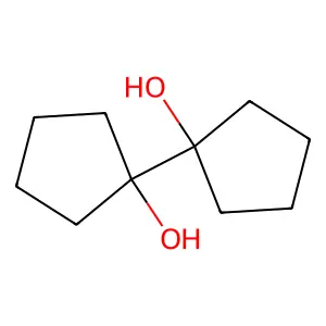 1,1'-Bicyclopentyl-1,1'-diol structure
