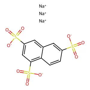 trisodiumnaphthalene-1,3,6-trisulfonate structure