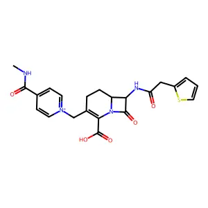 Compound C22H23N4O5S+ structure
