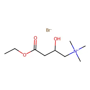 AMMONIUM, (3-CARBOXY-2-HYDROXYPROPYL)TRIMETHYL-, BROMIDE, ETHYL ESTER, (L)- structure