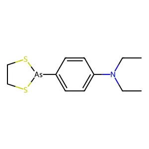 Compound C12H18AsNS2 structure