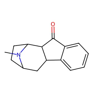 (2S,10S)-15-methyl-15-azatetracyclo[10.2.1.02,10.04,9]pentadeca-4,6,8-trien-3-one structure