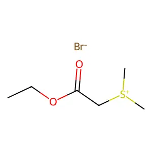 (2-Ethoxy-2-oxoethyl)dimethylsulphonium bromide structure