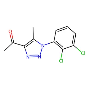 1-[1-(2,3-dichlorophenyl)-5-methyltriazol-4-yl]ethanone structure