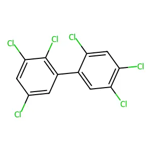 2,2',3,4',5,5'-HEXACHLOROBIPHENYL structure