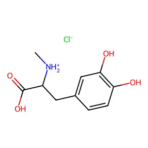 [1-carboxy-2-(3,4-dihydroxyphenyl)ethyl]-methylazanium chloride structure