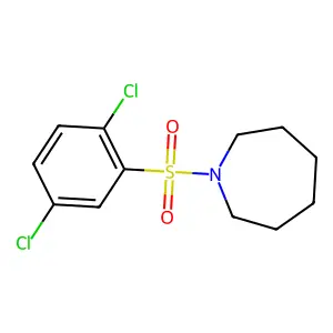 1-(2,5-dichlorophenyl)sulfonylazepane structure