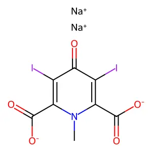 Iodomethamate sodium structure