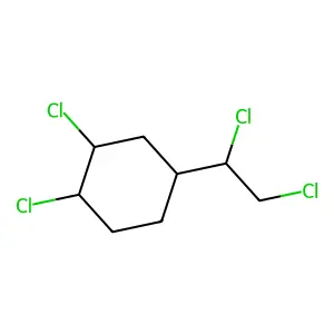 1,2-dichloro-4-(1,2-dichloroethyl)cyclohexane structure