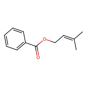 Prenyl benzoate structure