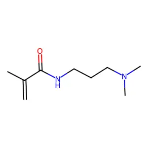 N-[3-(dimethylamino)propyl]-2-methylprop-2-enamide structure