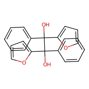 1,2-bis(furan-2-yl)-1,2-diphenylethane-1,2-diol structure