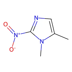 1,5-dimethyl-2-nitroimidazole structure