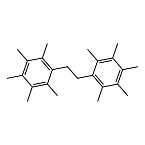 1,2,3,4,5-Pentamethyl-6-[2-(2,3,4,5,6-pentamethylphenyl)ethyl]benzene structure