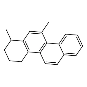 1,11-Dimethyl-1,2,3,4-tetrahydrochrysene structure