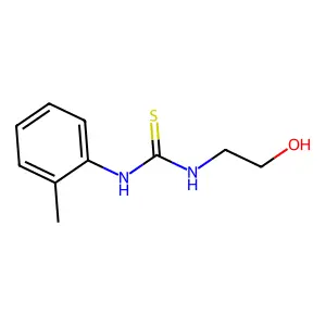 1-(2-hydroxyethyl)-3-(2-methylphenyl)thiourea structure
