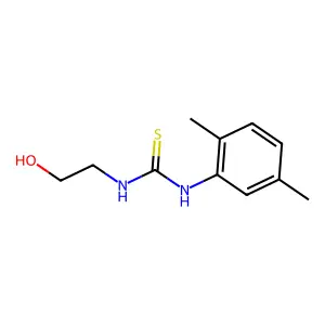 1-(2,5-dimethylphenyl)-3-(2-hydroxyethyl)thiourea structure