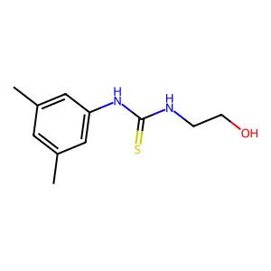 1-(3,5-dimethylphenyl)-3-(2-hydroxyethyl)thiourea structure