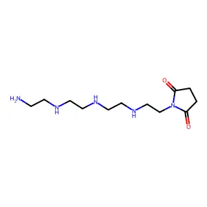 1-[2-[2-[2-(2-aminoethylamino)ethylamino]ethylamino]ethyl]pyrrolidine-2,5-dione structure