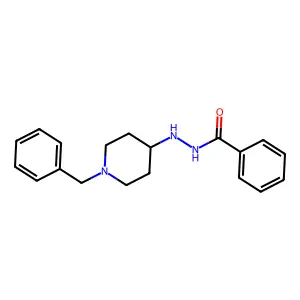 N'-(1-benzylpiperidin-4-yl)benzohydrazide structure