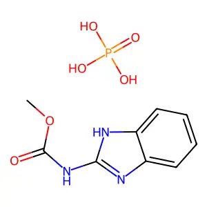 Carbendazim phosphate structure