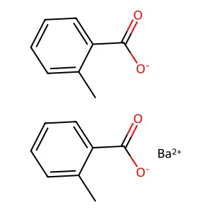 Barium o-methylbenzoate structure