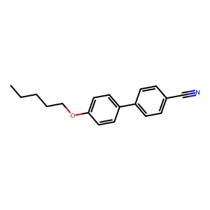[1,1'-Biphenyl]-4-carbonitrile, 4'-(pentyloxy)- structure