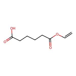 Vinyl hydrogen adipate structure