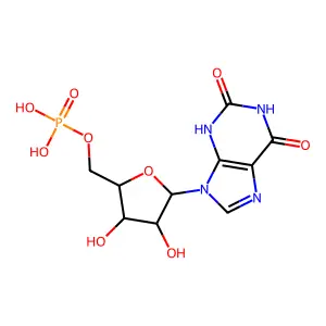 Compound C10H13N4O9P structure