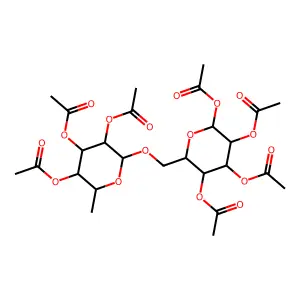 Rutinose heptaacetylrutinose structure