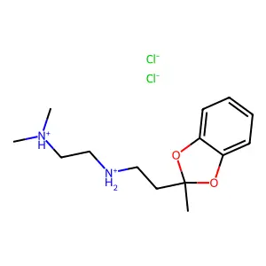 1,3-Benzodioxole, 2-(2-(2-(dimethylamino)ethylamino)ethyl)-2-methyl-, dihydrochloride structure