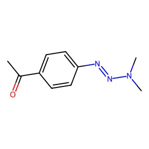 1-[4-(dimethylaminodiazenyl)phenyl]ethanone structure