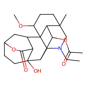(12-ethyl-9-hydroxy-17-methoxy-14-methyl-4-oxo-5-oxa-12-azahexacyclo[8.7.2.12,6.01,11.03,9.014,18]icosan-19-yl) acetate structure